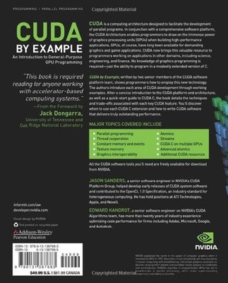 CUDA by Example: An Introduction to General-Purpose GPU Programming by Sanders,