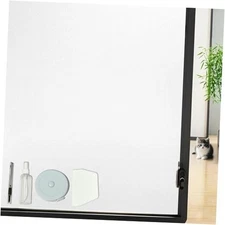 Frosted Window Film Static Cling Privacy Glass Film Removable 23.6x157.5 Inch