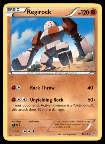 Regirock 40/98 Rare XY - Ancient Origins MP