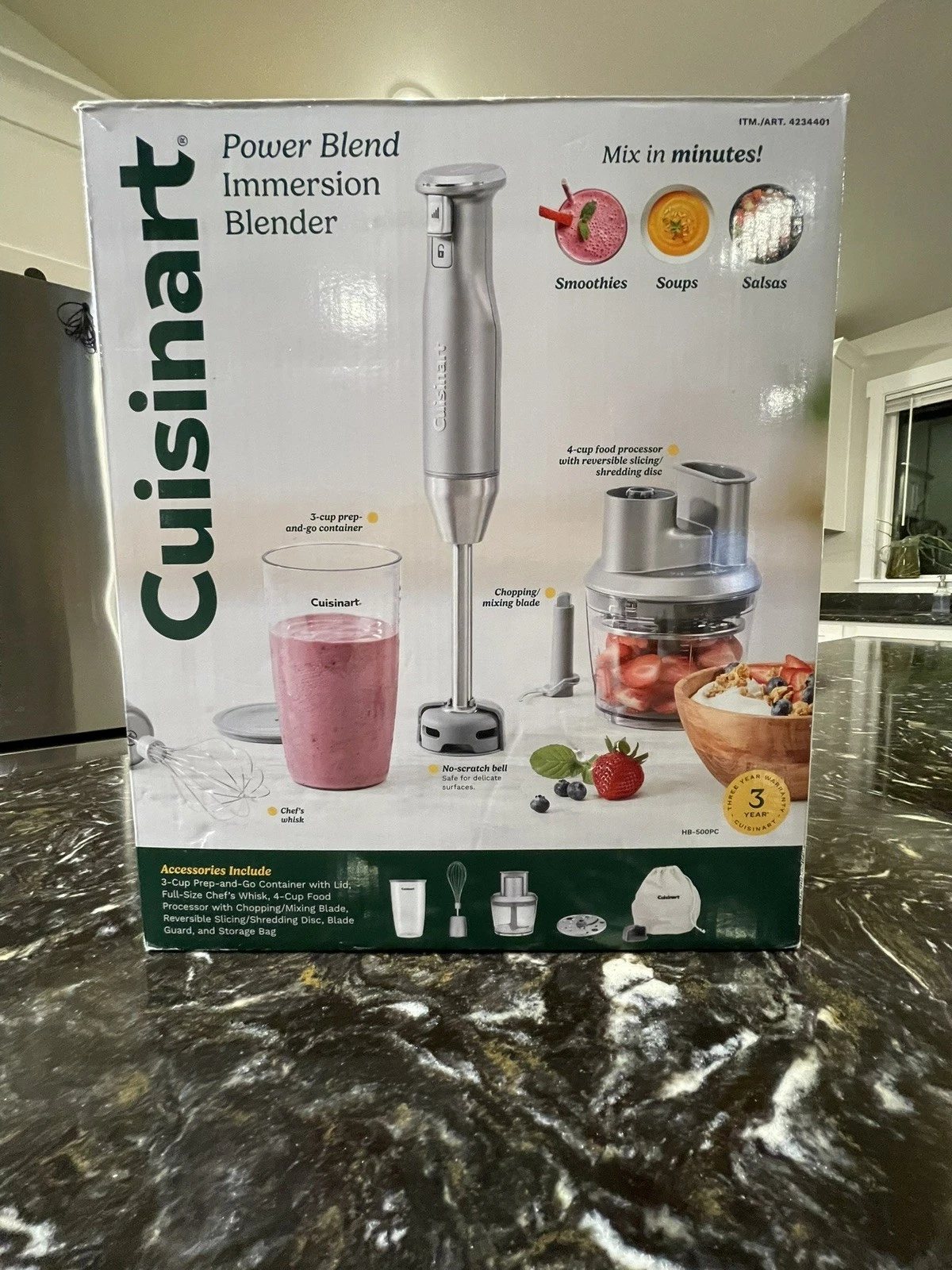 Cuisinart HB-500PC Power Blend Immersion Blender - New in box
Opens in a new window or tab