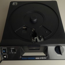 Kodak Carousel 4200 Slide Projector w/ Wired Remote Tested, No Bulb or Tray 
