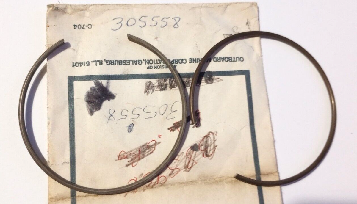 OMC Retaining Ring NOS 305558 Qty. 2 (L-9540) | eBay