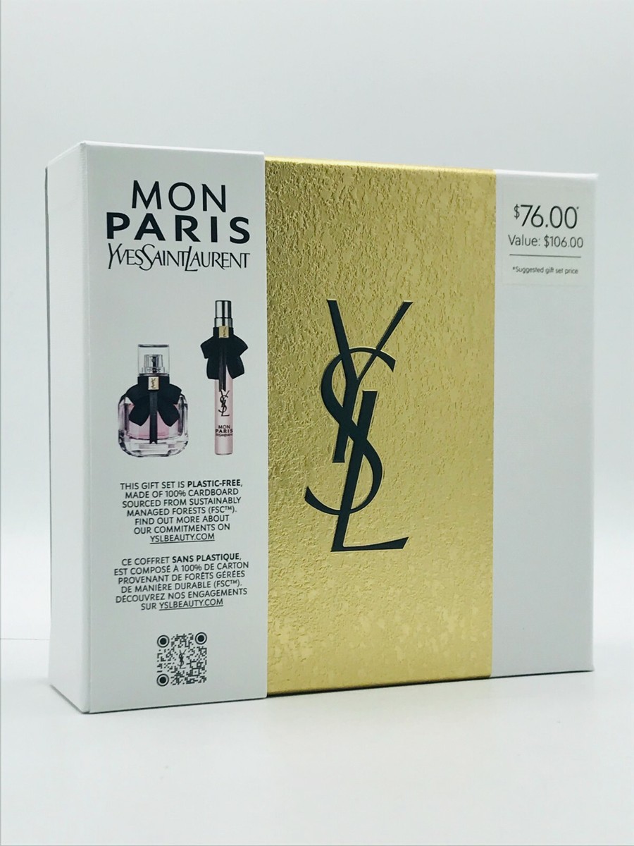 Yves Saint Laurent Mon Paris セット Saint Laurent YSL Mon Paris Eau de Parfum 3-Piece Gift Set