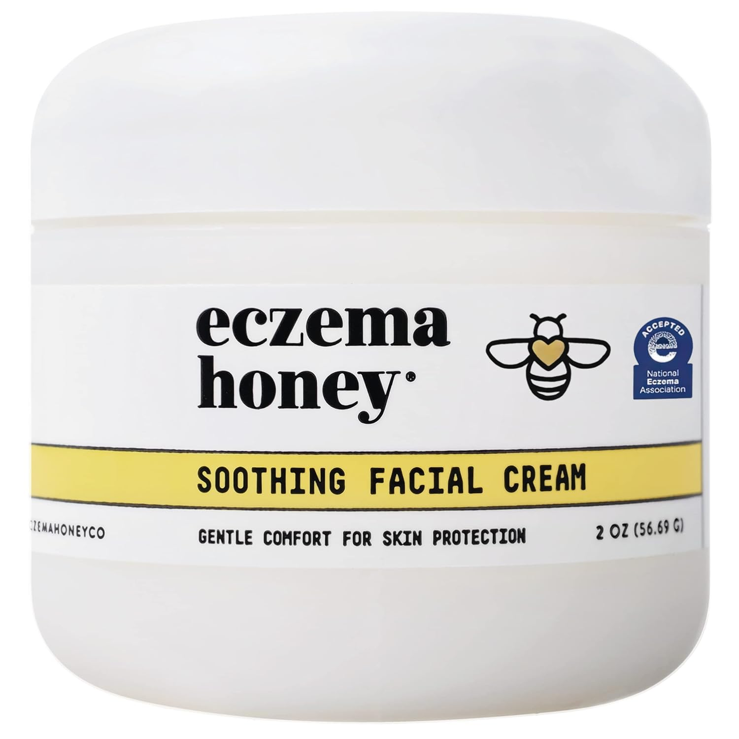 ECZEMA HONEY Soothing Facial Cream for Face Eyelids Lips 2oz