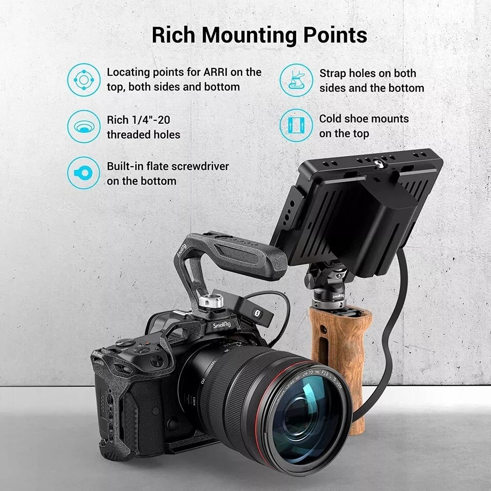 SmallRig Black Mamba Full Camera Cage for Canon EOS R5/R6/R5