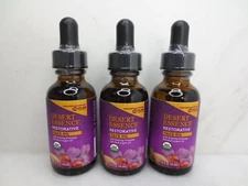 DESERT ESSENCE RESTORATIVE FACE OIL WITH ARGAN OIL 0.96 OZ NWOB LOT OF 3