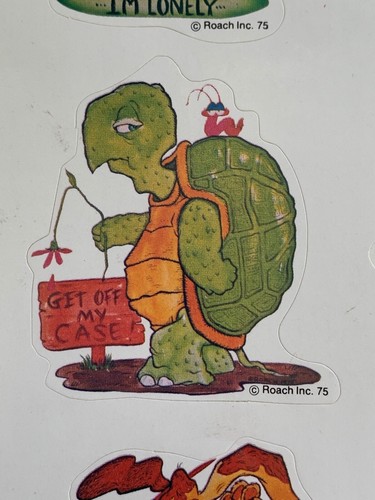 Vintage 1970’s ROACH Inc Funny Sayings Stickers - 1 Sheet - Picture 4 of 7