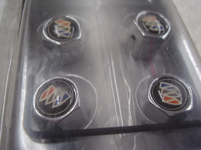 JUEGO DE TAPA DE VÁSTAGO DE VÁLVULA CON LOGOTIPO BUICK ENVÍO GRATUITO Foto 2 de 3