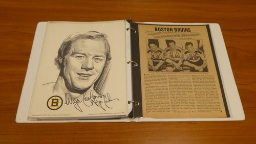 Lot of 37 Vintage Hockey Autographs From 1970's in Binder HOFs Stars Dec. etc. - Picture 12 of 12