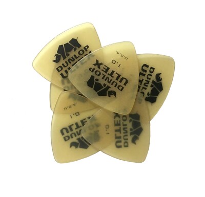 Dunlop Guitar Ultex Picks Tri (Triangle) 6 Pack 1.0mm (426P1.0)