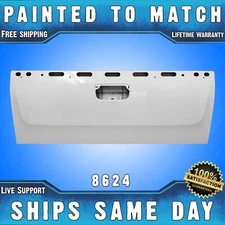 NEW Painted *8624 White* Tailgate Shell for 2007-2013 Chevy Silverado GMC Sierra