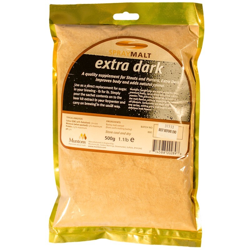 Muntons Home Brew Extra Dark Spraymalt 500g