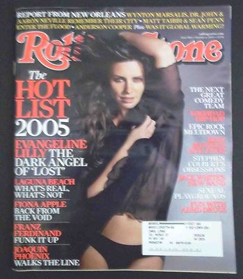 Rolling Stone Issue 984 Oct 2005 Evangeline Lilly Hot List Joaquim Phoenix