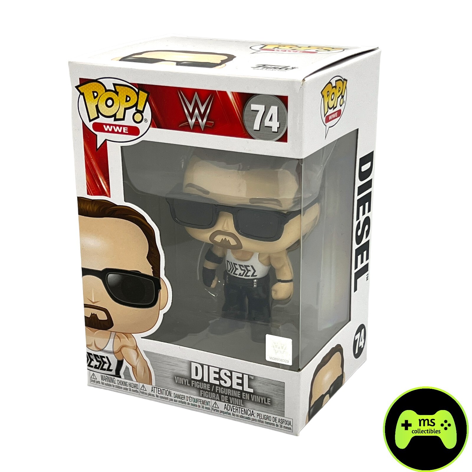 Funko Pop! Figura De Vinilo Wwe Diesel #74 Wwe Nueva &Amp; Embalaje Original