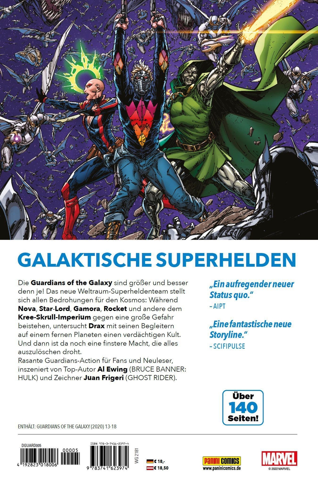 Thumbnail - Al Ewing (u. A.) | Guardians Of The Galaxy - Neustart | Taschenbuch |