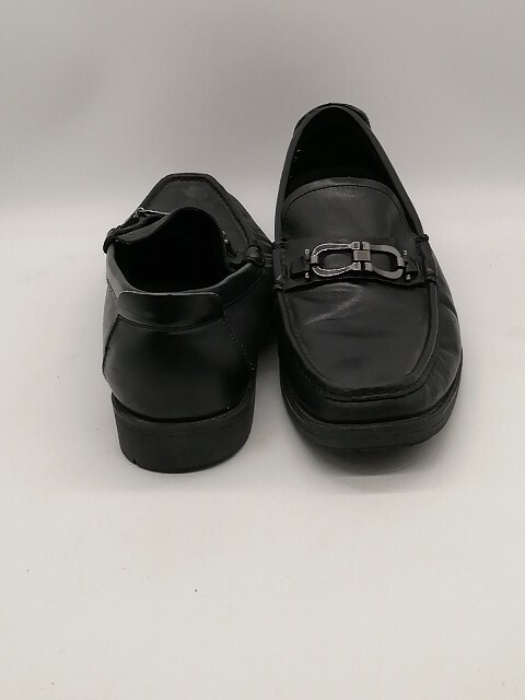 SAOLA Mocassini uomo Giorgio Brutini neri in pelle scarpe eleganti slip on metallo accento 11