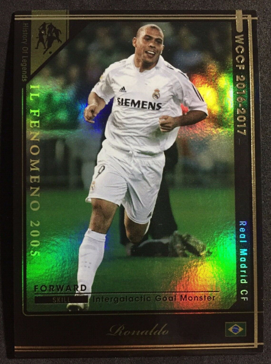 2016-17 Panini WCCF HOLE History Legends Ronaldo Real Madrid Gold