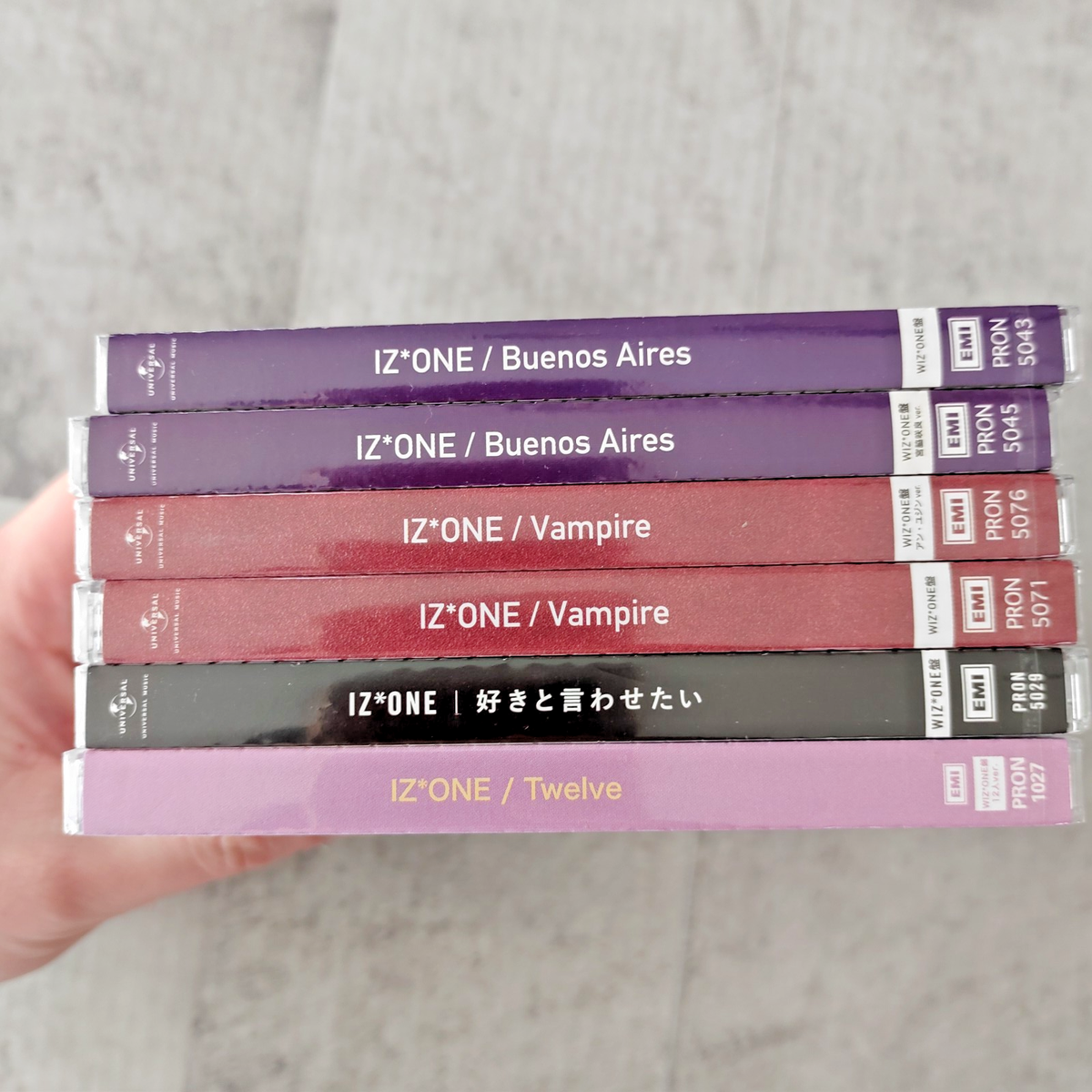 SET x13 Iz*One Korea Japan CD+Photo Buenos Aires Vampire Suki to