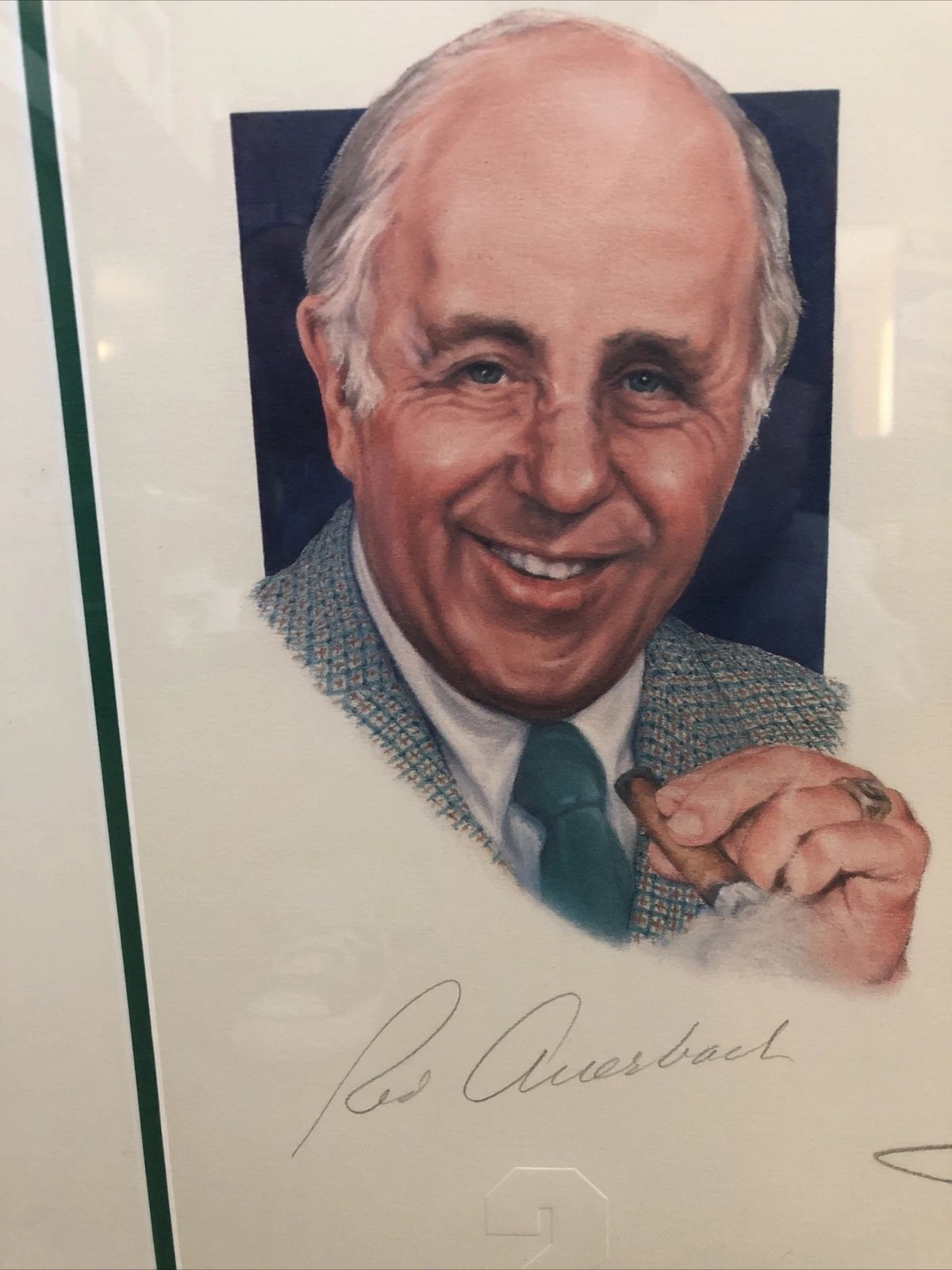 Boston Celtics Legends Lithograph 56/500 Signed Russell Cousy Auerbach Havlicek