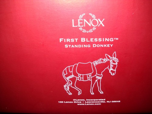Lenox First Blessing Nativity STANDING DONKEY Mint in Box - Picture 14 of 15