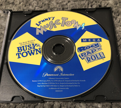 Vintage Paramount Interactive:  Lenny's MusicToons Interactive CD Software 