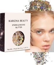 Stars Moons Body Glitter. 10g Chunky Face Glitter Hair Glitter Eye Glitter ...