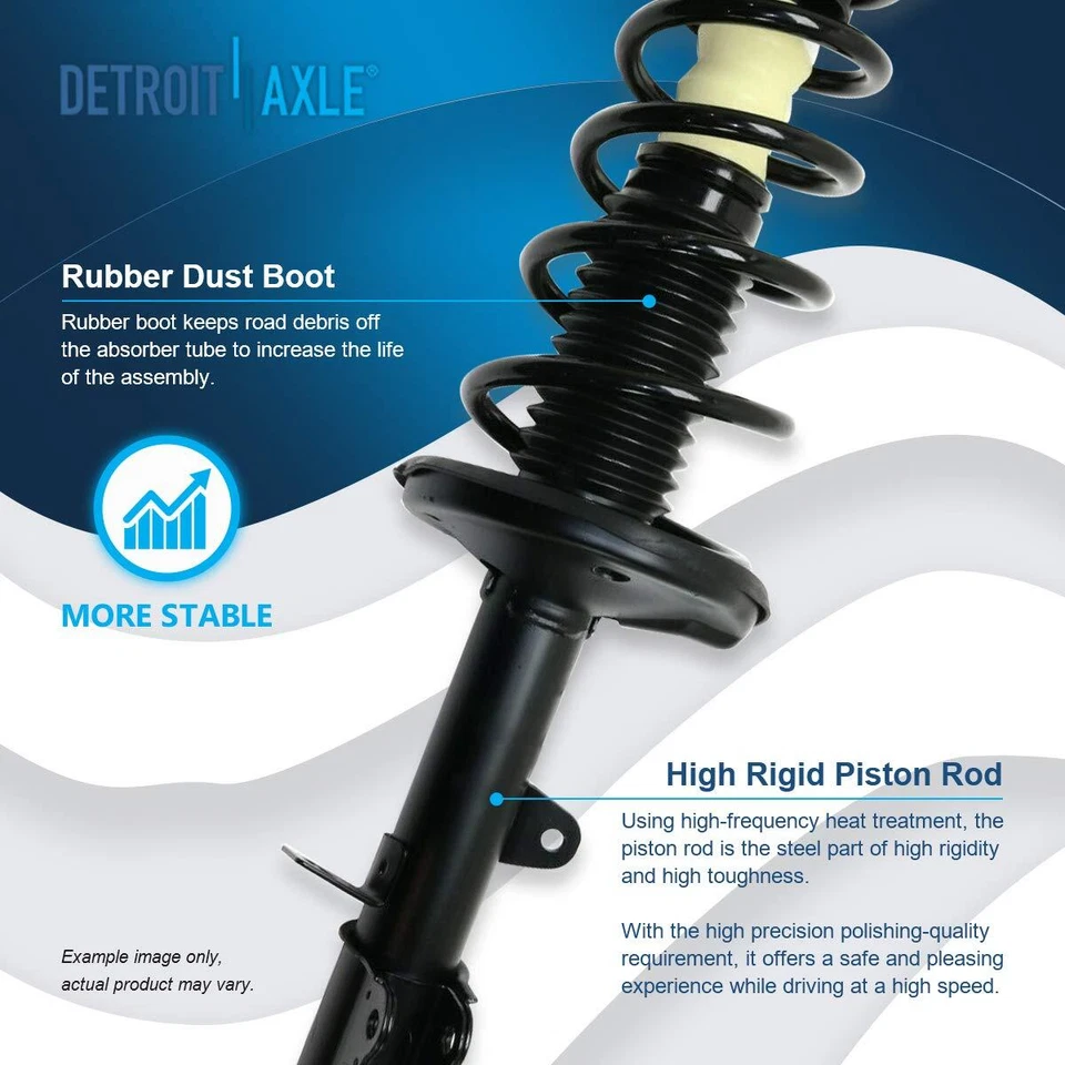 8pc Front Rear Struts Sway Bars for 1993-2002 Toyota Corolla Chevrolet Geo Prizm - Image 4 of 4