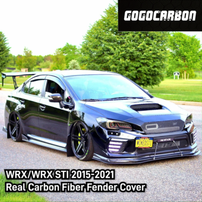 Fender Cover for SUBARU WRX STI IMPREZA 2015-2021 Real Dry Carbon