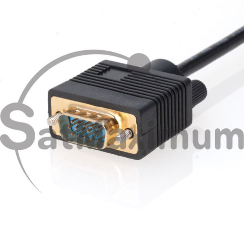 VGA/SVGA 10FT Cable Male to Male HD Monitor HDTV Video Wire 15 PIN Cord - Picture 2 of 4