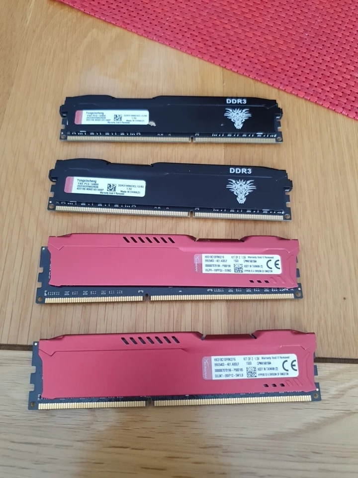 DDR3 2 Reds And 2 Black - Image 3 of 4