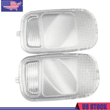 For 2003-2008 Dodge Ram 1500 2500 3500 White Interior Dome Light Cover Kit Clear For 2003-2008 Dodge Ram 1500 2500 3500 White Interior Dome Light Cover Kit Clear