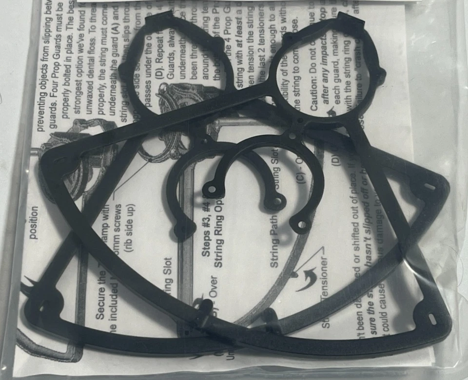 NEW IN PACKAGE RPM 72042 LATRAX ALIAS PROP GAURDS BLACK - Image 3 of 3