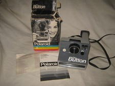 Vintage Polaroid The Button SX-70 Instant Film Land Camera w/ Box
