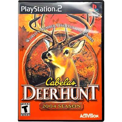 #ad Cabela#x27;s Deer Hunt 2004 Sony Playstation 2 PS2 Pristine Tested Authentic $9.99