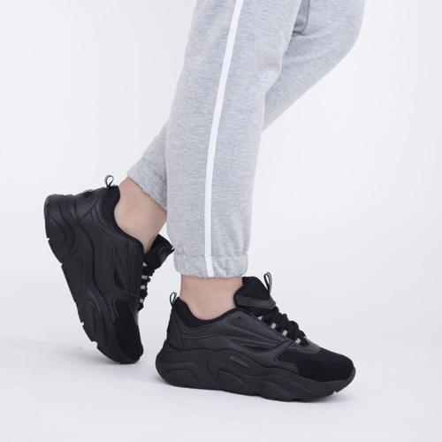 Women's Chunky Sneakers Stylish High Top Comfy Lightweight Men's Sports Trainers - Picture 9 of 17