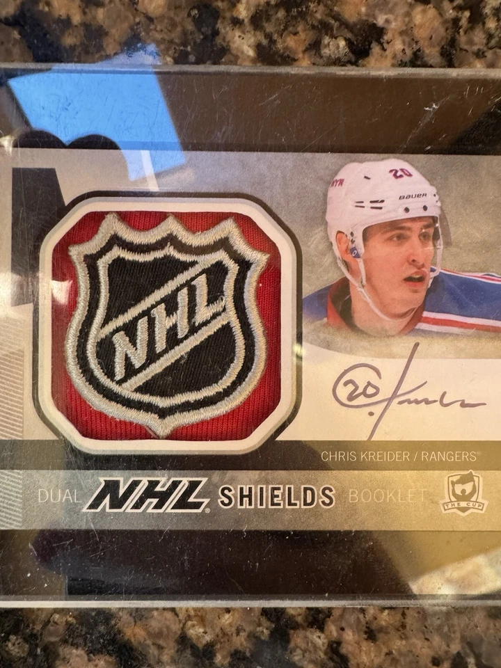 Chris Kreider/Jaden Schwartz novato escudo folleto 1/1 la taza Foto 4 de 4