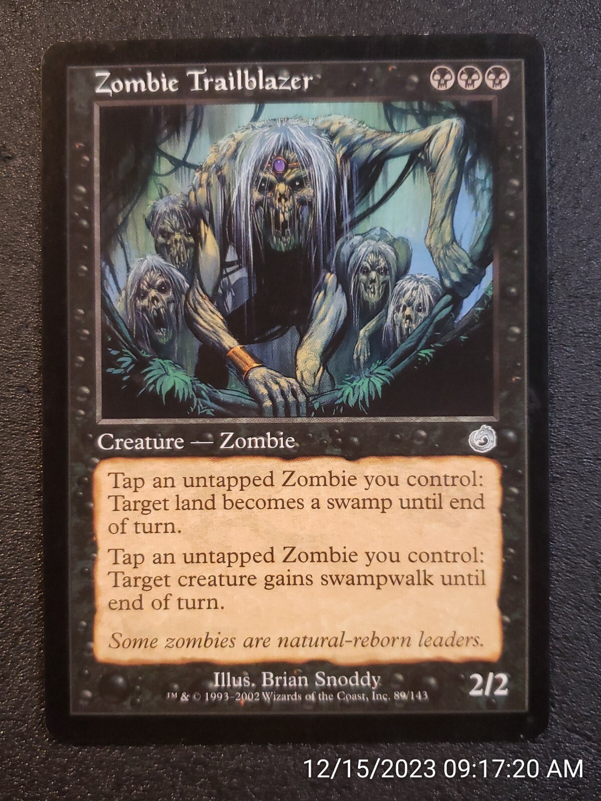Zombie Trailblazer Torment NM Black Uncommon MAGIC THE GATHERING CARD (DS3D1A8)