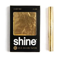 Shine 24k Gold King Size Rolling Papers