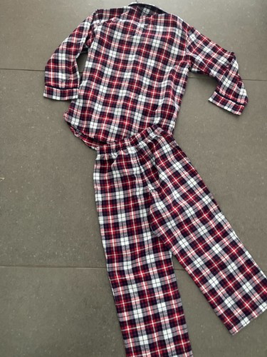 Gap Kids Flannel Checkered Button Down Pajama Set 4T - Picture 5 of 5