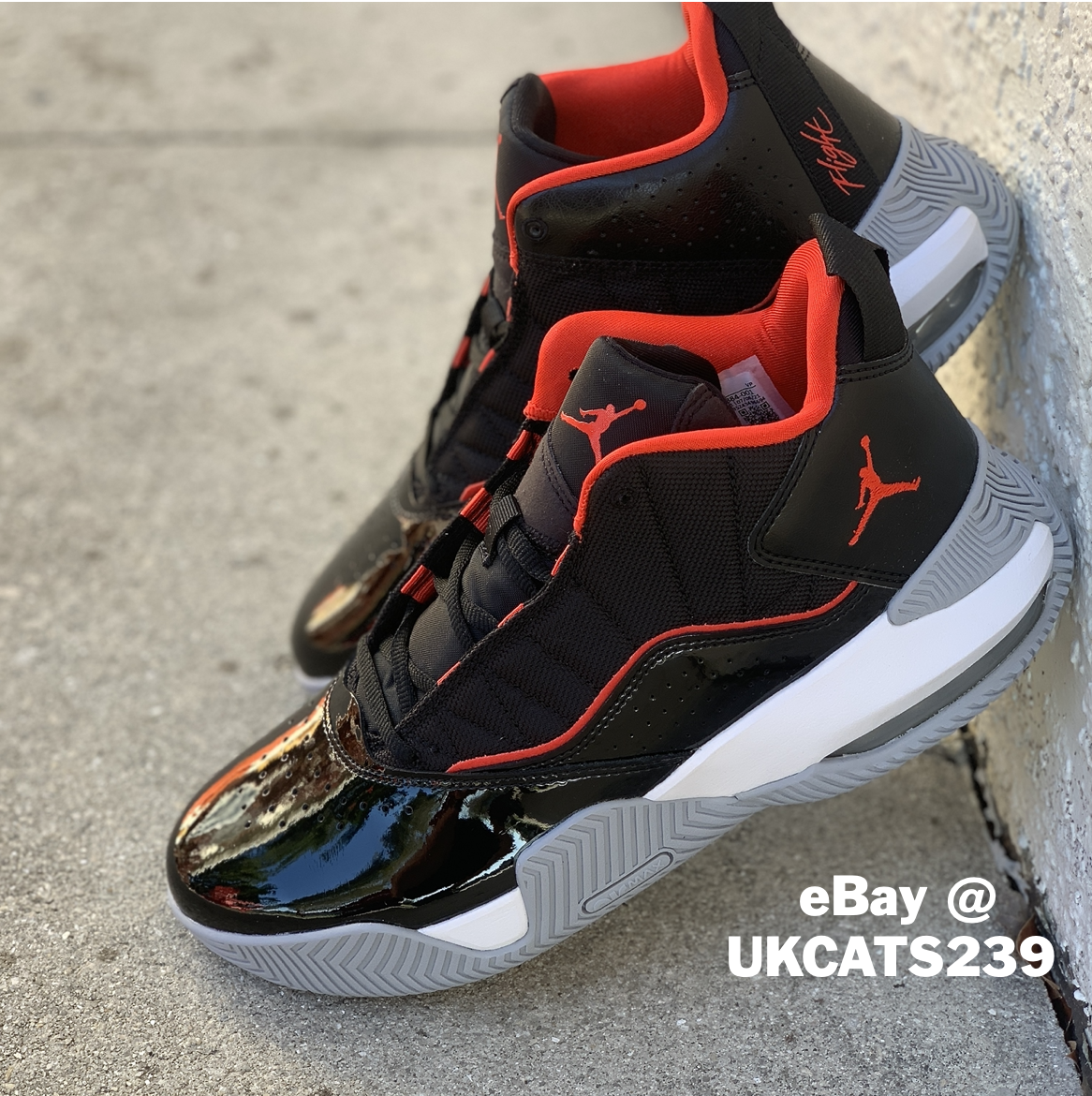 Nike Air Jordan Stay Loyal Shoes Black Red White DB2884-001 Men's