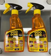 (2-Pk) GOO GONE Original ADHESIVE REMOVER Glue Gum  Fresh Citrus & Surface Safe