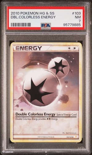 Double Colorless Energy graded PSA 7 for sale on eBay