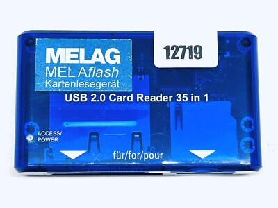 MELAG MELAflash Kartenlesegerät USB 2.0 Card Reader 35 in 1 Autoklav  GEPFLEGT