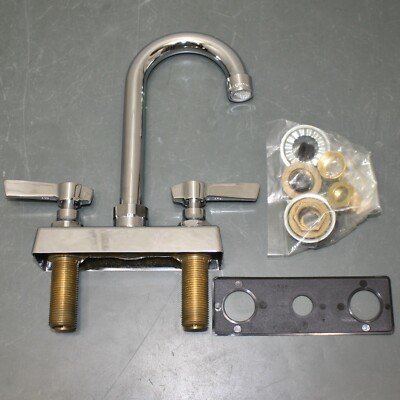 Component Hardware Group High Arc Faucet K11-4000, Deck Mount, 4'' Center, Brass