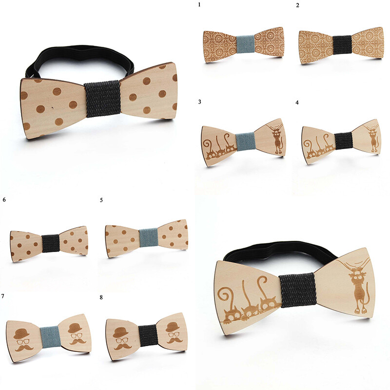 Handmade Wooden Bow Tie for Men 9 Unique Wedding Tuxedo Styles