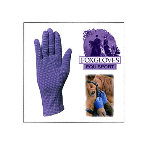 Foxgloves Blue Gardening Gloves FOXGLOVES Equestrian Grip Horse