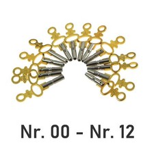 One key for pocket watches Winding key, 12 sizes, 1 pc.