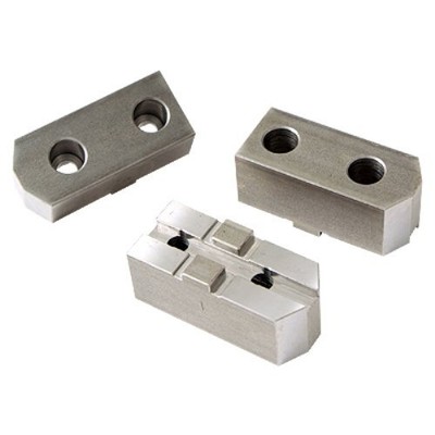 TAIKI 3900-4760 10'' Tongue and Groove Steel Soft Jaw, 3 Piece Set