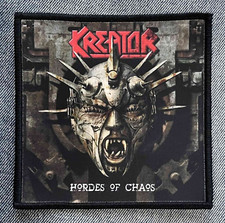 Kreator Hordes of Chaos Sublimated Printed Patch German Thrash Metal Band Logo