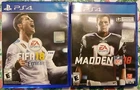FIFA 18 and Madden NFL 18 (Sony PlayStation 4, 2017) 1 Works/1 Doesn't